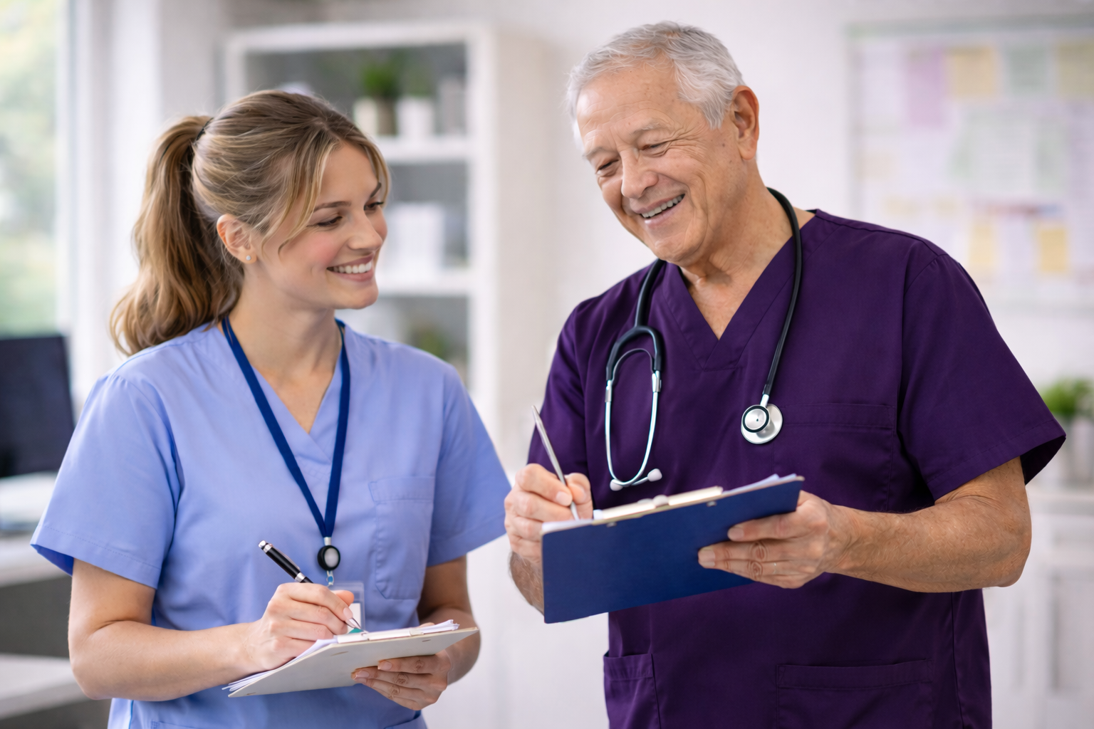 Caregiver helping senior with activities